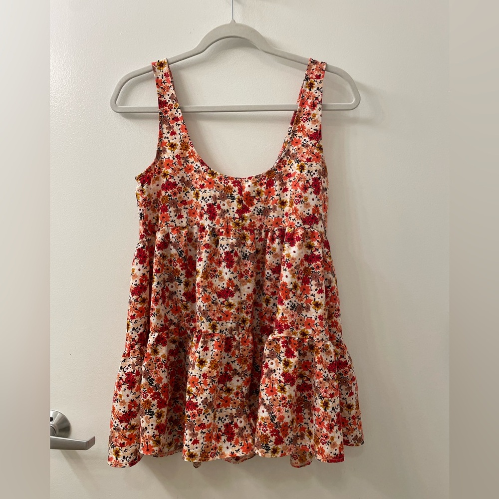 Charming Floral Romper From Urban Outfitters View 2